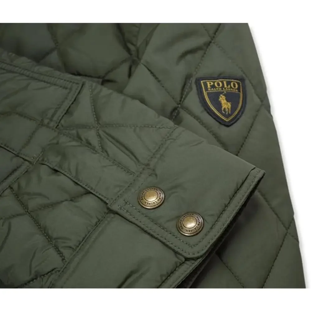 NWT! Polo Ralph Lauren Mens‎ Diamond Quilted Snap Button Field Barn Jacket XL